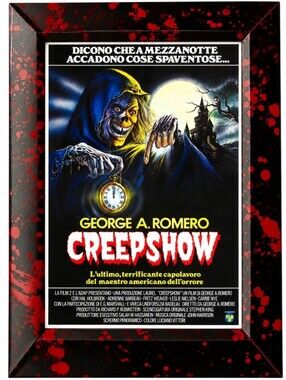 Creepshow Spanish Poster 90s Horror Movie Halloween Thriller Vamp Goth Frame Art